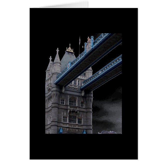 Cartão Sob a Ponte de Londres (Frente)