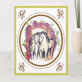 Cartão Sob a Videira