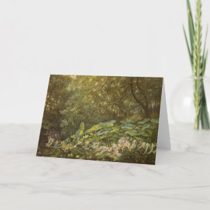 Cartão Sob as Folhas de Choque de Richard Doyle, Fairy Ar