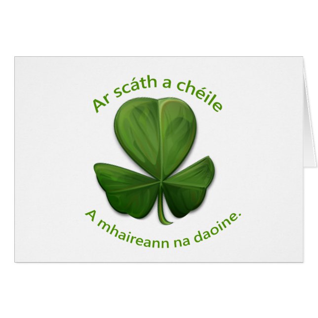 Cartão Sob o abrigo de cada uma das outras pessoas sobrev (Frente Horizontal)