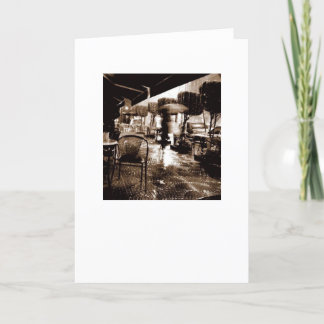 Cartão Sob o guarda-chuva