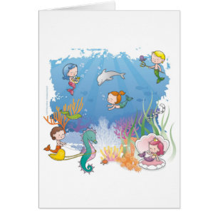 Cartão Sob o mar