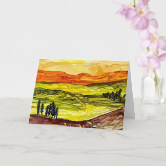 Cartão Sob o Sol Tuscano