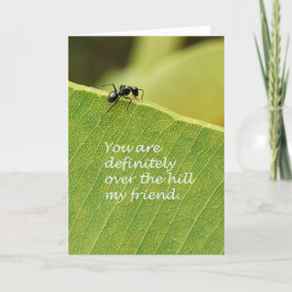 Cartão Sobre A Colina