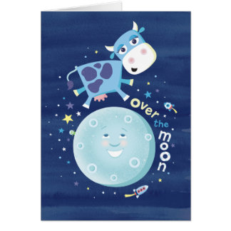 Cartão Sobre a lua