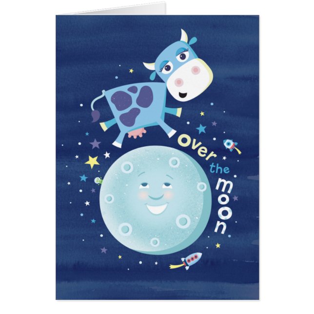 Cartão Sobre a lua (Frente)