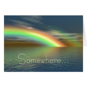 Cartão Sobre o arco-íris