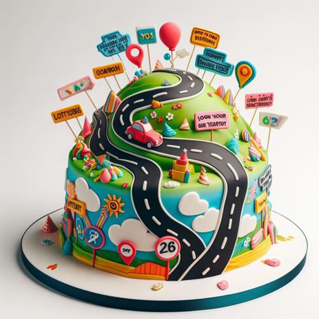 CARTÃO SOBRE O BOLO DE ANIVERSÁRIO DO HILL (Criador carregado)