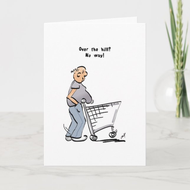 Cartão Sobre o Hill? De jeito nenhum! (Frente)