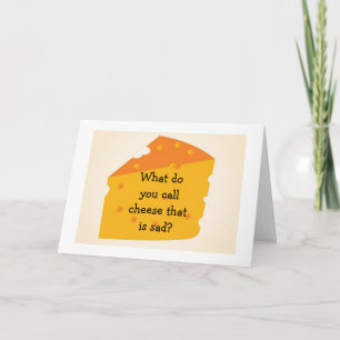 CARTÃO SOBRE O QUEIJO HILL É "AZUL" É "VOCÊ"