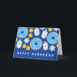 Cartão Sobremesas de Hanukkah Chanukah Donuts Cookies<br><div class="desc">Direitos Autorais Cindy Bendel</div>
