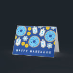 Cartão Sobremesas de Hanukkah Chanukah Donuts Cookies<br><div class="desc">Copyright Cindy Bendel</div>