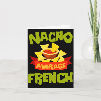 Cartão Sobrenome de aniversário engraçado francês médio n