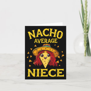 Cartão Sobrinha engraçada não média Nacho