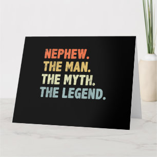 Cartão Sobrinho O Homem A Lenda O Dia dos Pais