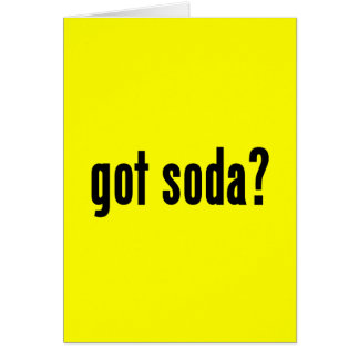 Cartão soda obtida?