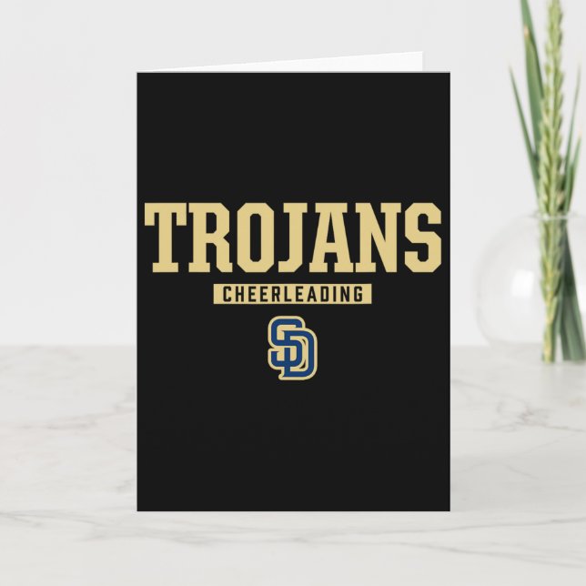 Cartão Soddy-daisy Trojans Logotipo Torcida Hs  (Frente)