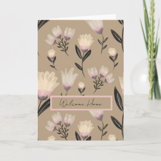 Cartão Soft Blush Botanical Floral Greeting Card 