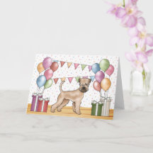 Soft-Coated Wheaten Terrier Pastel Feliz Aniversár