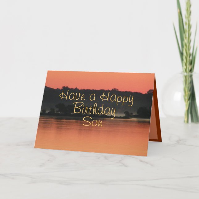Cartão Soft Sunrise2 Personalize as placas em qualquer oc (Frente)