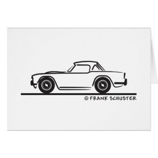Cartão Softtop 1968 Triumph TR4