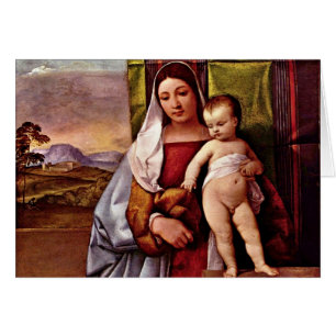 Cartão Sogen. Virgem E Criança (Madonna Cigana) Por Tizi