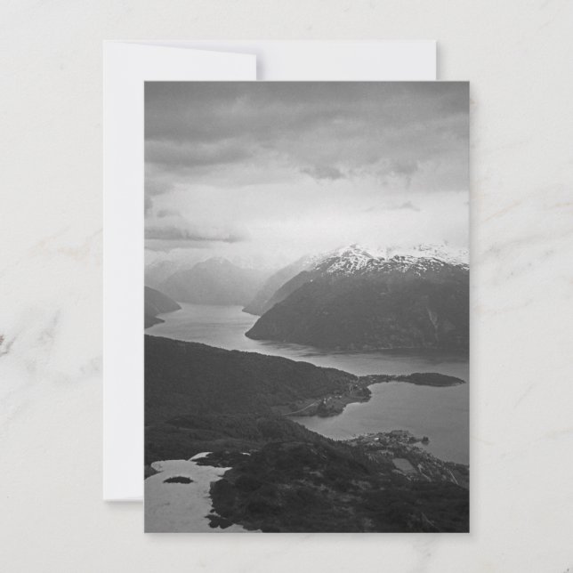cartão Sognefjord, Noruega (Frente)
