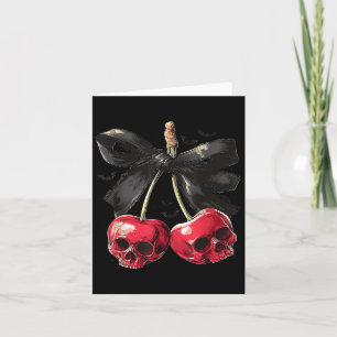 Cartão Soky Summer Skull Cherry Halloween Arco Ha
