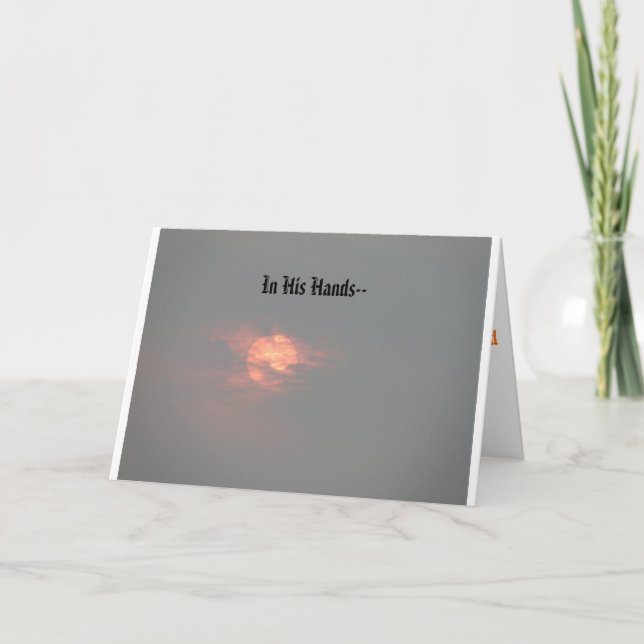 Cartão Sol e Lua (Frente)