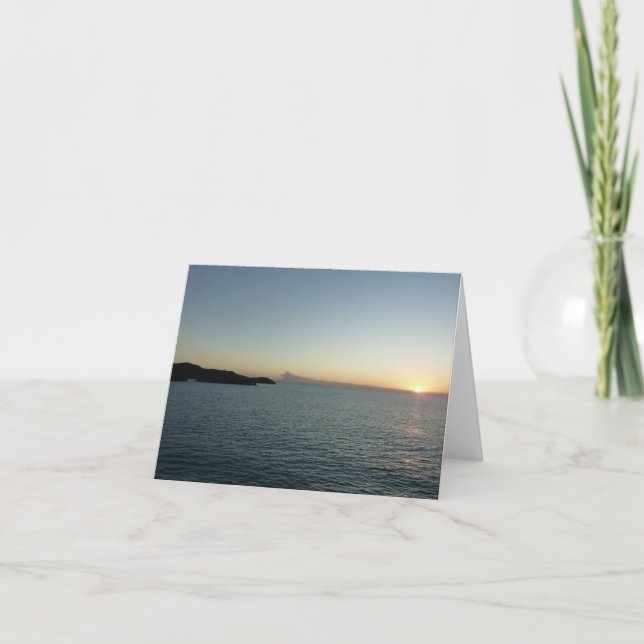 Cartão Sol em Antígua II (Frente)