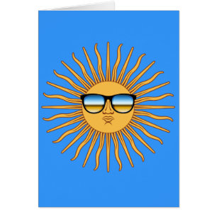 Cartão Sol em tons