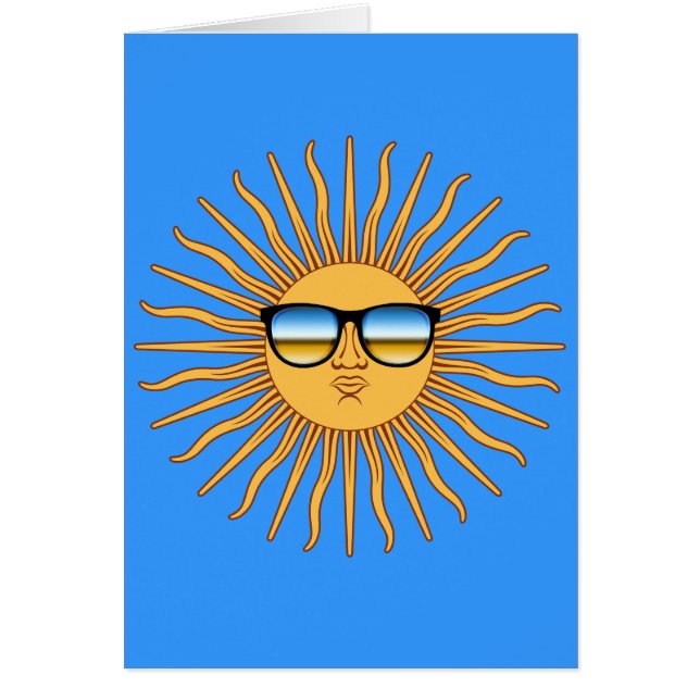 Cartão Sol em tons (Frente)