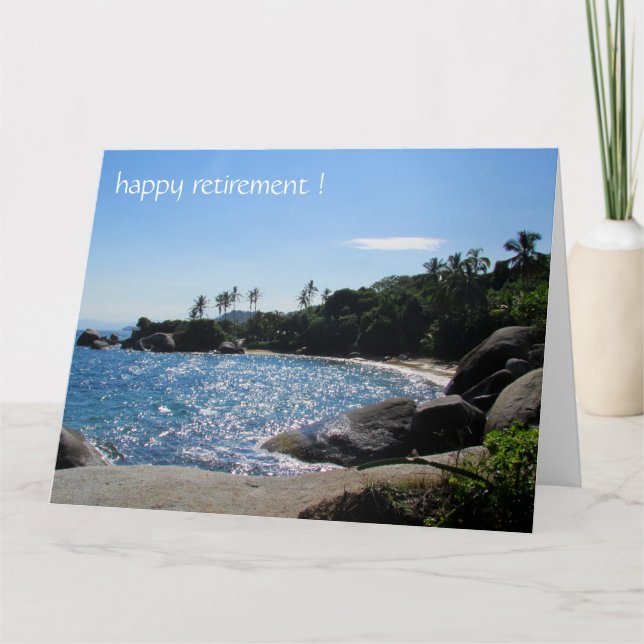 Cartão sol feliz grande (Frente)