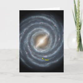 Cartão Sol na Via Látea NASA