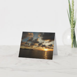 Cartão Sol nascido em Rua Thomas I Ilhas Virgens dos EUA