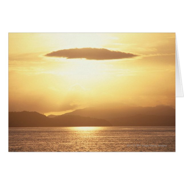 Cartão Sol oceânico (Frente Horizontal)