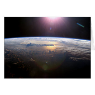 Cartão Sol sobre a Terra