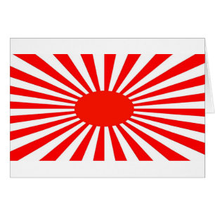 Cartão sol vermelho