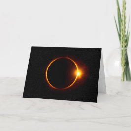 Cartão Solar Eclipse Dark Sun & Moon