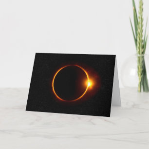 Cartão Solar Eclipse Dark Sun & Moon