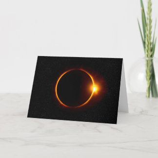 Cartão Solar Eclipse Dark Sun & Moon
