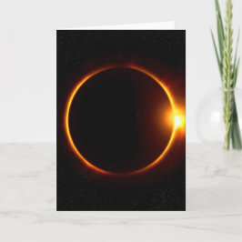 Cartão Solar Eclipse Dark Sun & Moon