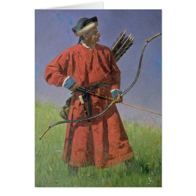 Cartão Soldado de Bokharan, 1873 (Frente)