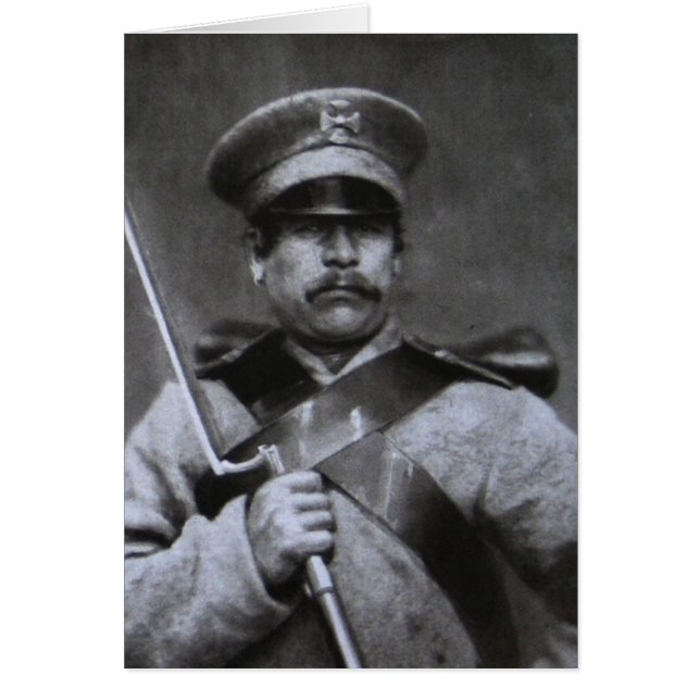 Cartão soldado russo (Frente)