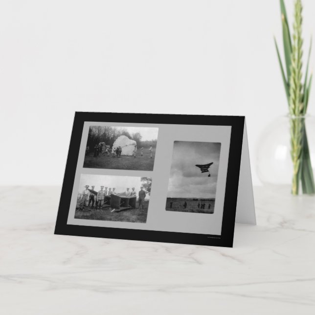 Cartão Soldados britânicos com papagaio da guerra e (Frente)