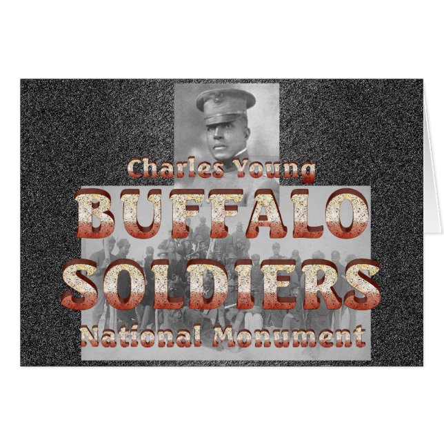 Cartão Soldados do búfalo de ABH (Frente Horizontal)