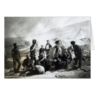 Cartão Soldados na Crimeia, c.1855
