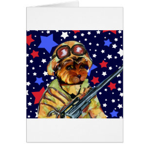 CARTÃO SOLDIER YORKIE POO