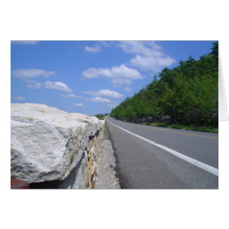 Cartão Solidão no Lado da Estrada