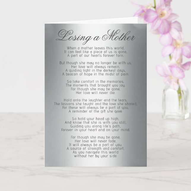 Cartão Solidariedade  | Perda de um cartão-mãe (Orquídea)